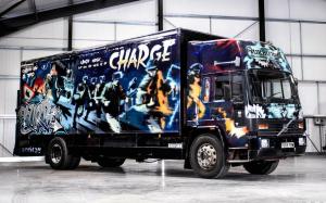 Volvo FL6 Turbo Zone Truck Art Car by Banksy '1988